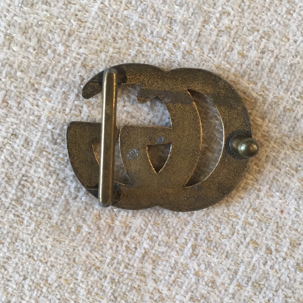 🟤Woman’s Vintage  Small Monogram GG Belt Buckle - Picture 2 of 5